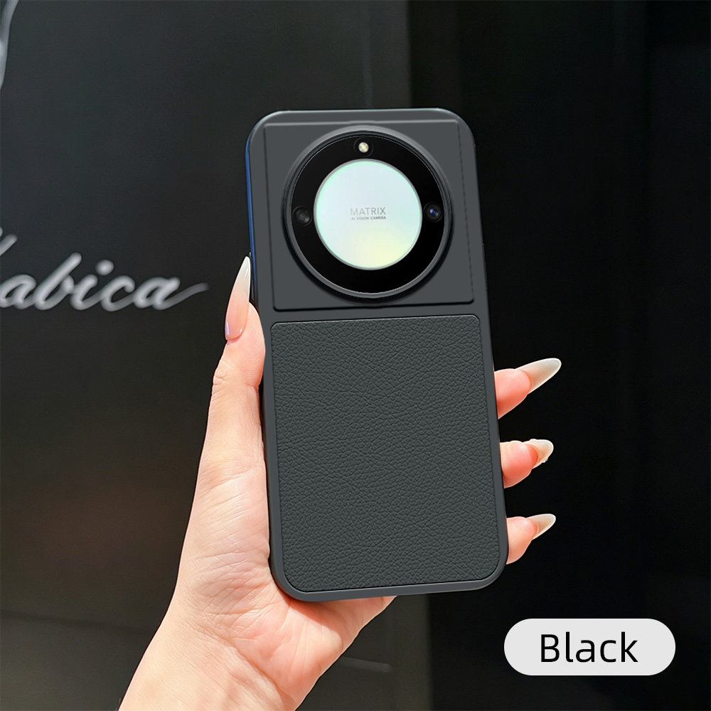 Luxury Lychee Leather Shockproof Phone Case For Honor X9A Magic 5 Lite Instantly Turn Full Bumper Matte Cover - Image 4