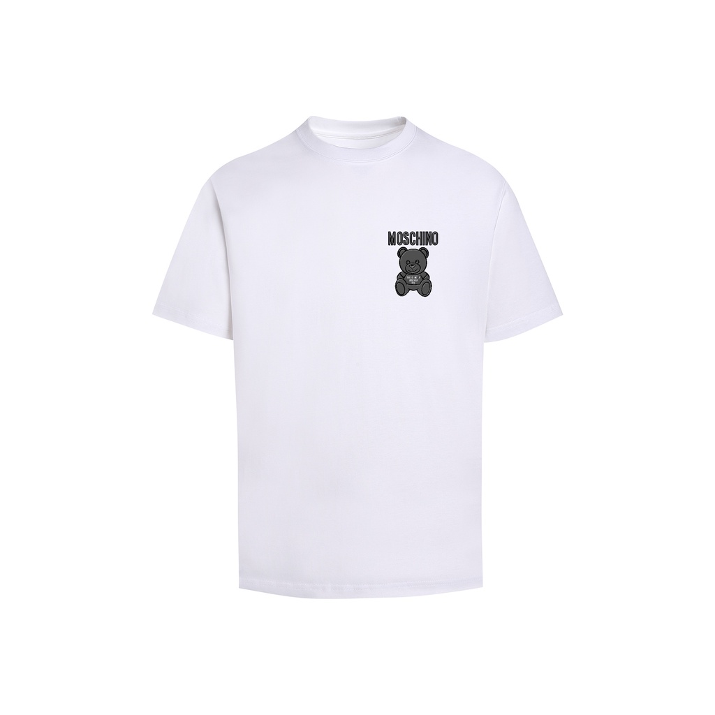 11117ac Mùa Xuân/Dễ Thương Mùa Hè Gấu cổ tròn Unisex T-Shirt thời trang rộng thùng thình Áo ngắn tay
