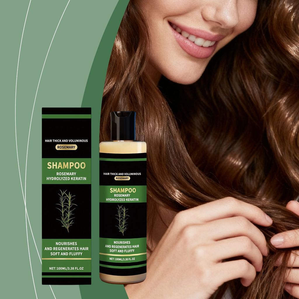 Dầu gội đậm đặc keratin thủy phân Hương Thảo 100ml-Nuôi dưỡng & tái tạo sợi cho kết cấu tóc lông mềm