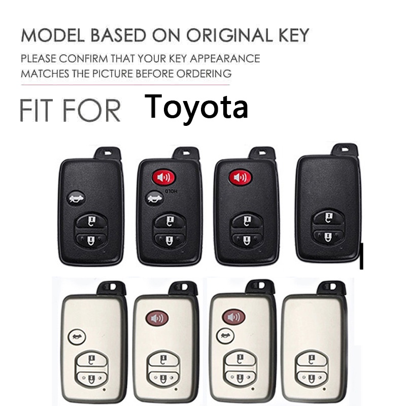 New Toyota Altis 2.0 Camry 3.5 Vena Landcruiser Prado Zinc alloy Key Cover Car Remote Key Case