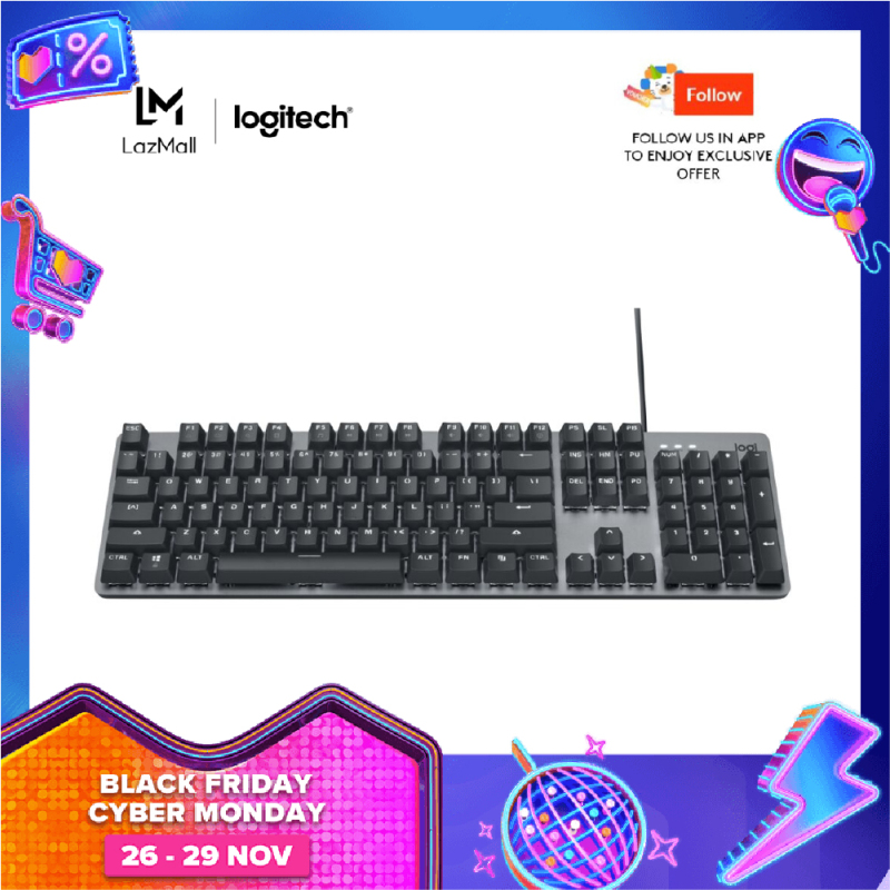 Logitech K845 Mechanical Illuminated Wired Keyboard (Tactile switch) Singapore