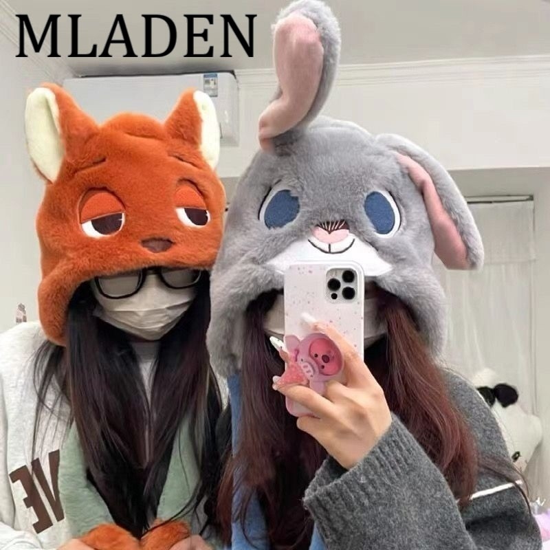Mladen, Super Cute and Chic Winter Hat! Soft Fleece Cartoon Winter Hat Rabbit/Fox Ears Moveable, Windproof, Comfortable to Wear. ราคา 202 บาท*ส่งฟรี