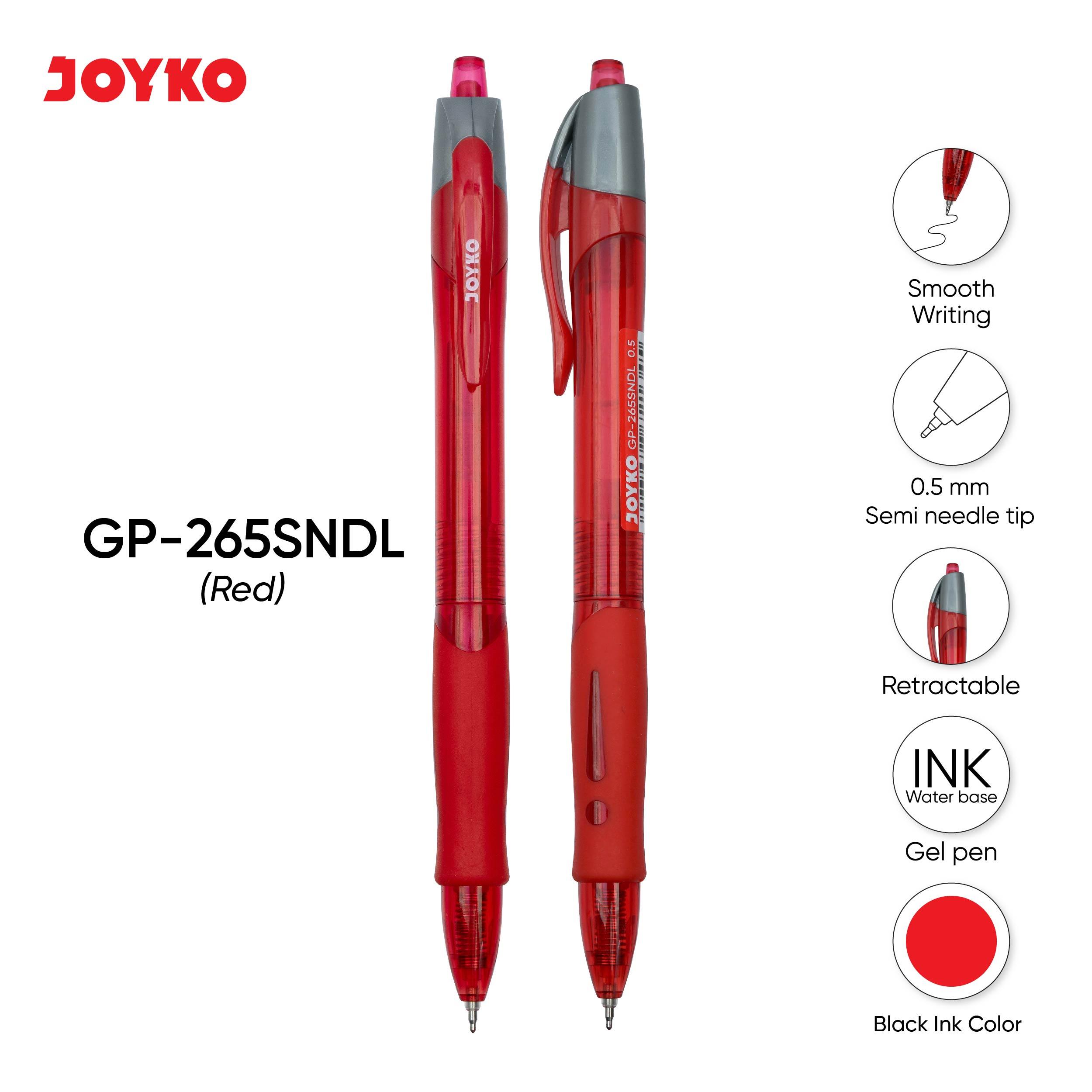 JOYKO Gel Pen Pulpen Pena GP-265SNDL 0.5 mm