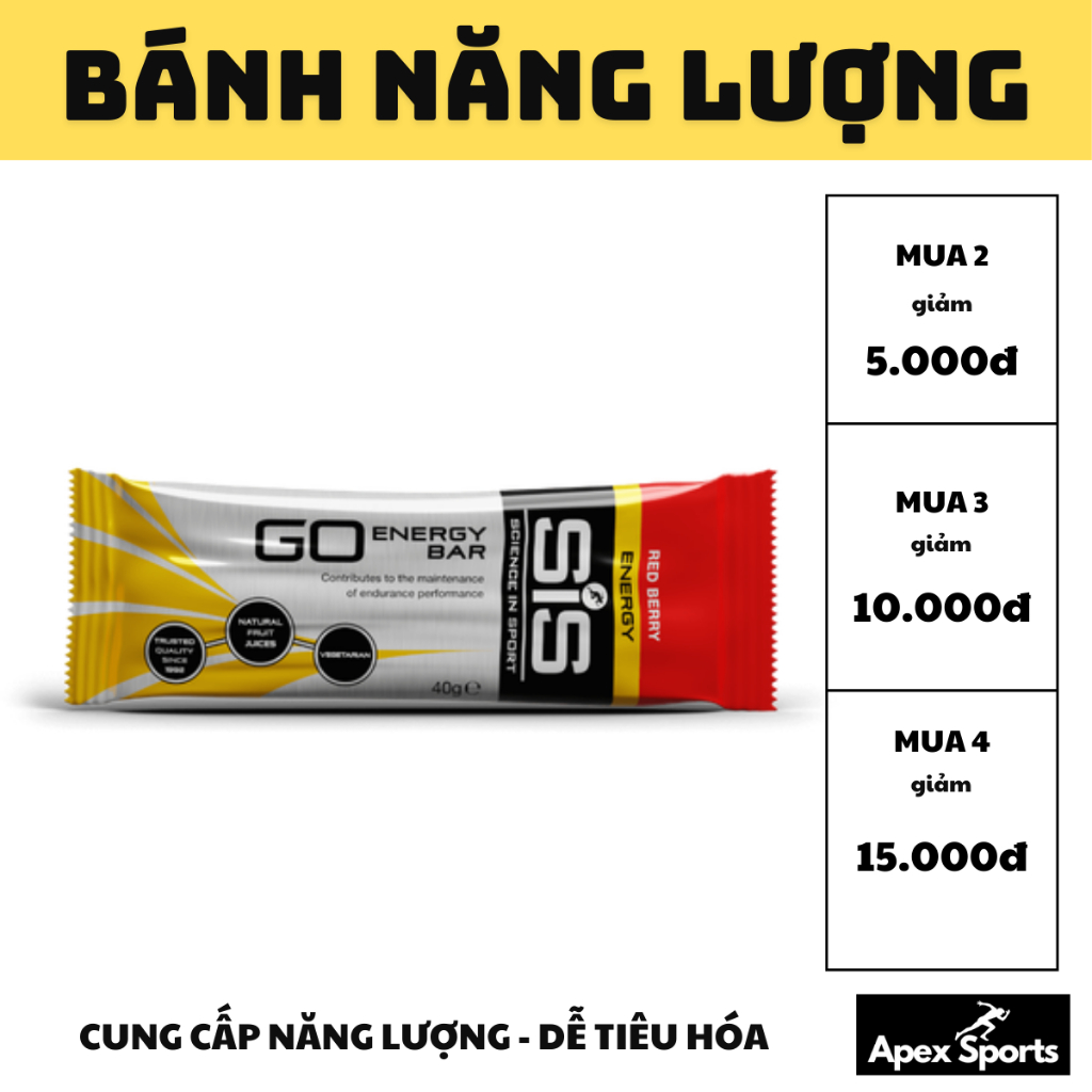 Thanh năng lượng SiS GO Energy Bar 40g