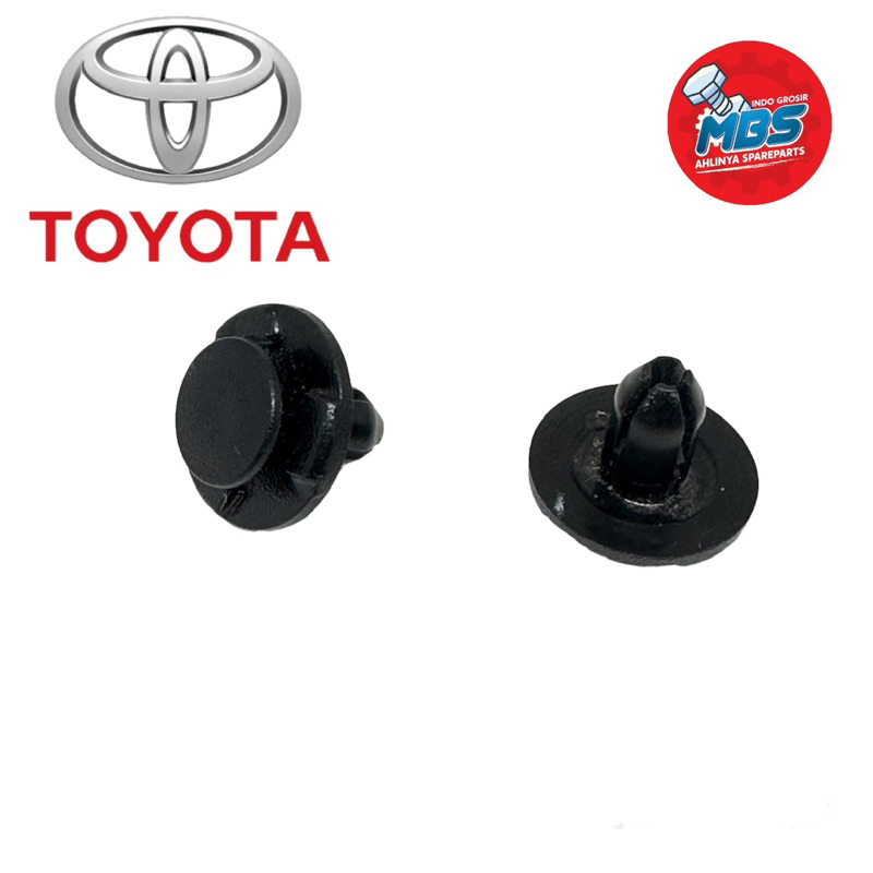 KANCING CLIP KLIP PLASTIK GRIL BAMPER SPAKBOR TOYOTA AVANZA XENIA SIGRA CAILA ORIGINAL HD Harga 3,500 rupiah*Gratis Ongkir