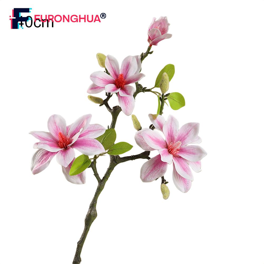 【FURONGHUA】 Charming Centerpieces Artificial Magnolia Effortless Maintenance Home Decor 【New product】 ราคา 170 บาท*ส่งฟรี