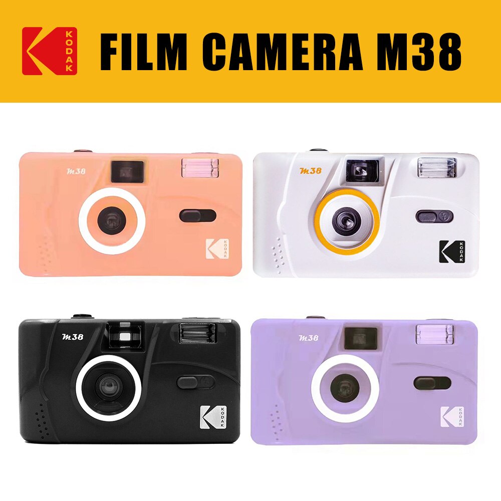 1 cái, Kodak M38 phim máy ảnh không dùng một lần máy ảnh 135 phim đánh lừa với flash sinh viên Retro phim