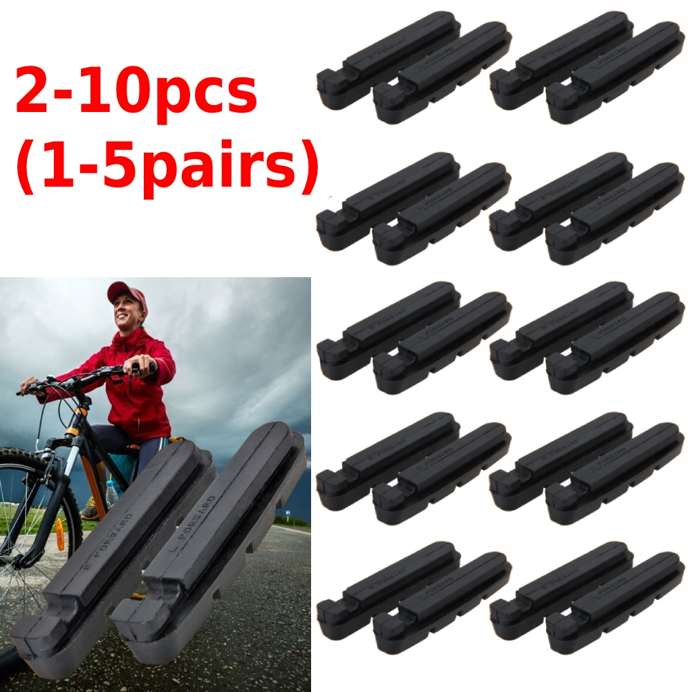1-5 Pairs Road Bike Brake Pads Shoes For Alloy Rims Dura Ace Ultegra 105