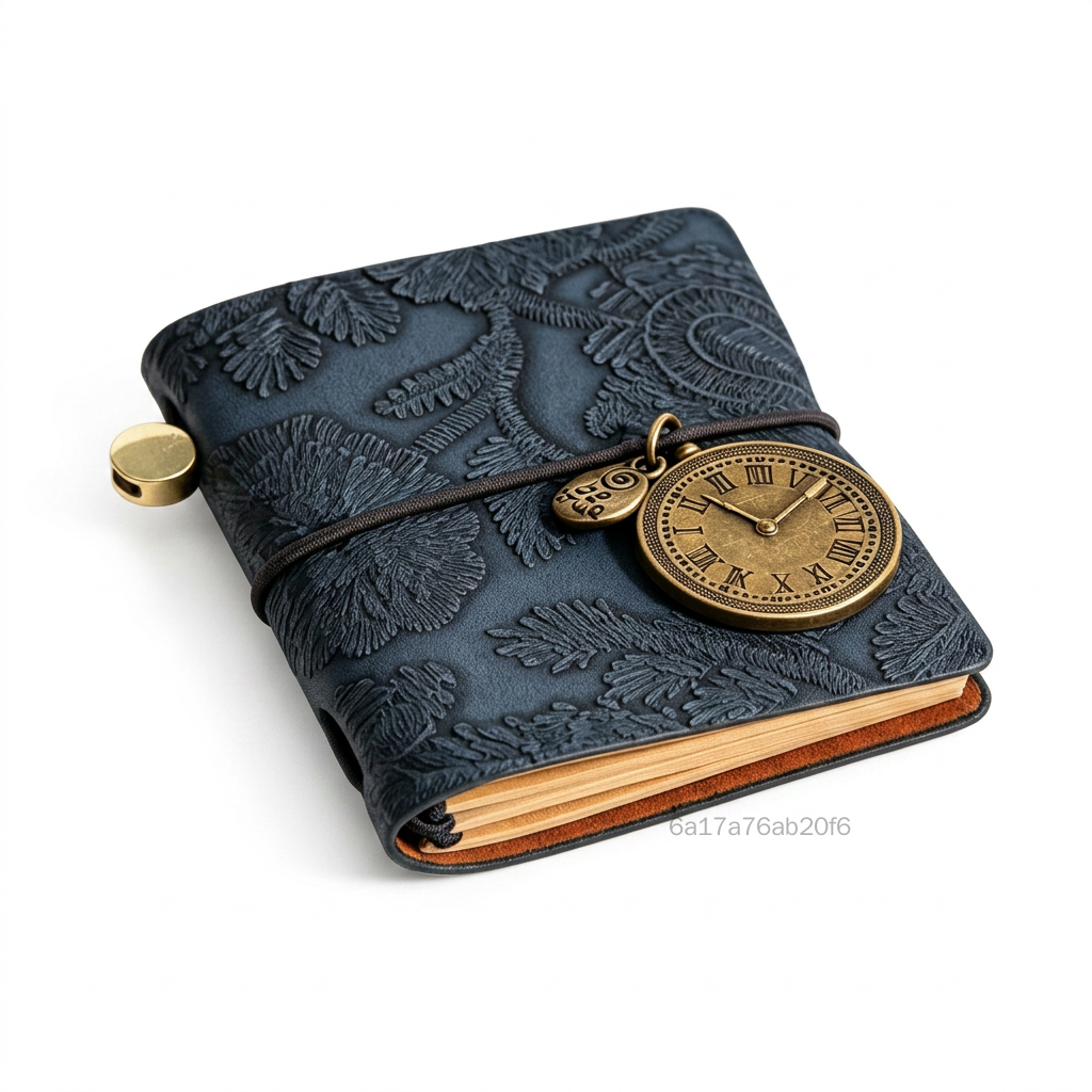 Vintage Strap Travel Notebook Mini Portable Journal With Elastic Closure And Quality Paper Mini Travel Notebook Retro high-looking Strap Notebook Portable Notebook