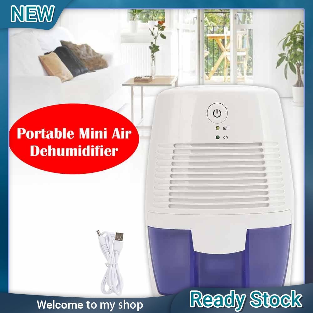 Máy hút ẩm không khí mini cầm tay 500ML cho độ ẩm/nấm mốc/độ ẩm trong nhà siêu im lặng