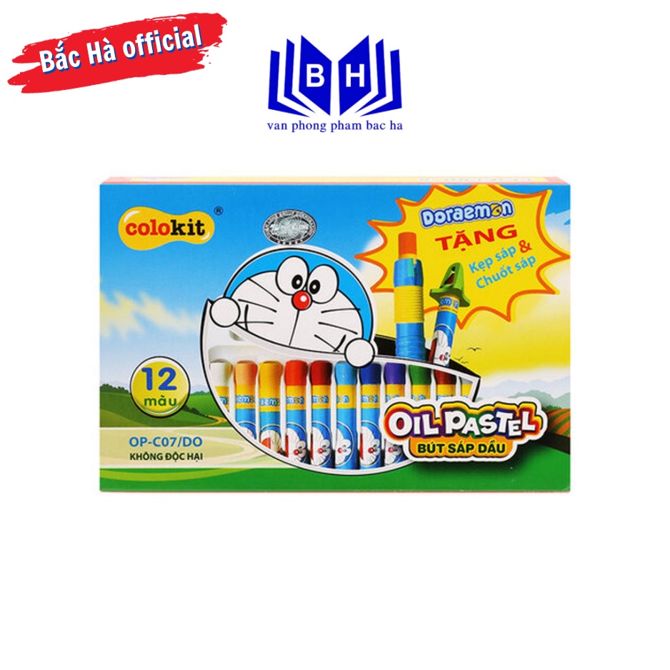 Sáp dầu Colokit Doraemon OP-C07 DO-12 màu
