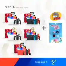 ภาพขนาดย่อของภาพหน้าปกสินค้าNintendo Switch OLED เครื่องเกม นินเทนโดสวิทซ์ รุ่นใหม่ : เครื่อง Oled ABC : By Tinzshop จากร้าน Tinzshop บน Lazada