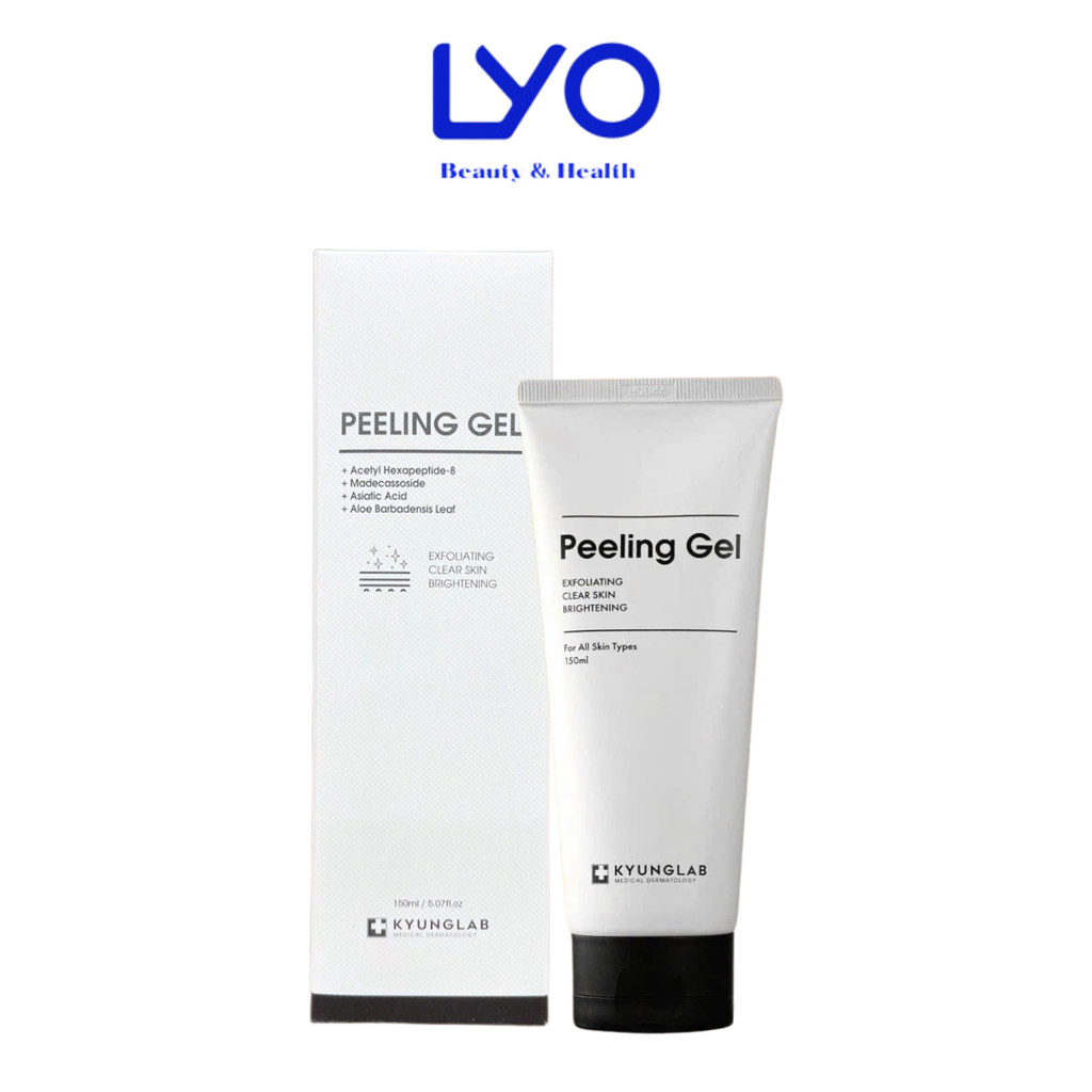 Gel Tẩy Tế Bào Chết Rau Má Làm Sạch Da, Giảm Mụn, Giúp Da Sáng Mịn, Đều Màu Kyung Lab Peeling Gel  Hàn Quốc 150ml