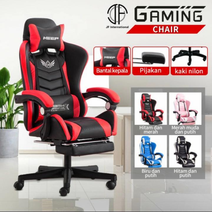 Kursi gaming/gaming chair/premium quality gaming/kursi gaming murah Harga 1,753,300 rupiah*Gratis Ongkir