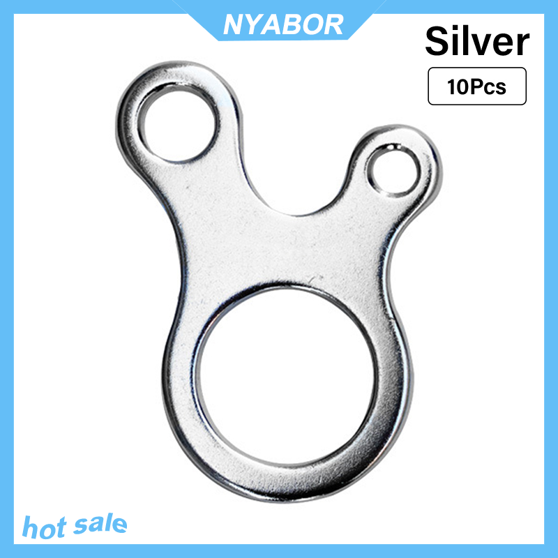 NYABOR 10 cái nhanh chóng Knot Lều gió dây khóa cắm trại thắt chặt Móc gió dây khóa
