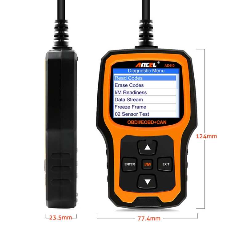 KANEED ANCEL AD410 OBD2 Car Universal Auto Diagnostic Scanner ราคา 3,266 บาท*ส่งฟรี