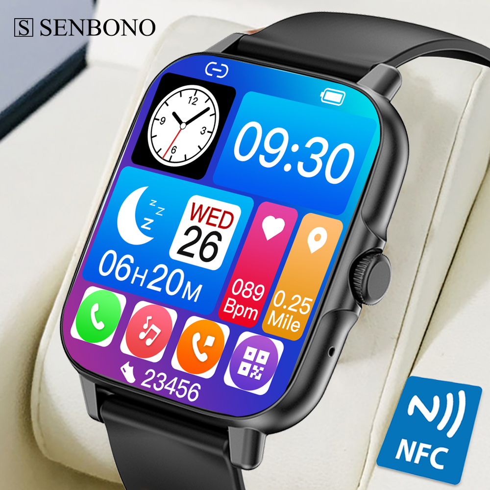 SENBONO IP68 Waterproof Smart Watch SN87 Wristband Men Women APP Map GPS  Sport Clock Heart Rate Sleep Monitor Smartwatch Tracker - buy SENBONO IP68  Waterproof Smart Watch SN87 Wristband Men Women APP