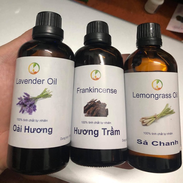 Tinh dầu oải hương , trầm hương , sả chanh 100ml nguyên chất viện hàn lâm