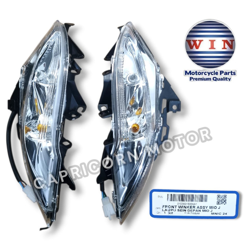 Mio J front Assy turn signal light injection Sen riting sign win Harga 82,480 rupiah*Gratis Ongkir