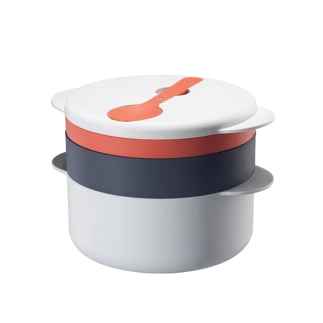 yingke Microwave Cooking Stackable Cooker Steam Plastic Cooker Steam Pot Multifunctional Cooking Steamer With Lid For Kitchen Cooking