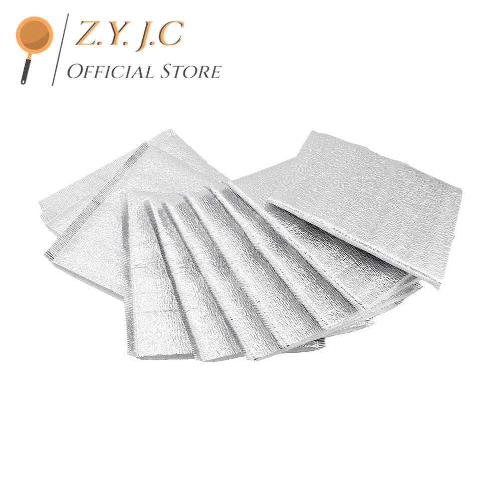 ZYJC 10ชิ้น ฟอยล์อลูมิเนียม อาหารกลางวัน บรรจุ แกดเจ็ตในครัว ถุงเก็บความร้อน ร้อนเย็น ถุงอาหาร ราคา 32 บาท*ส่งฟรี