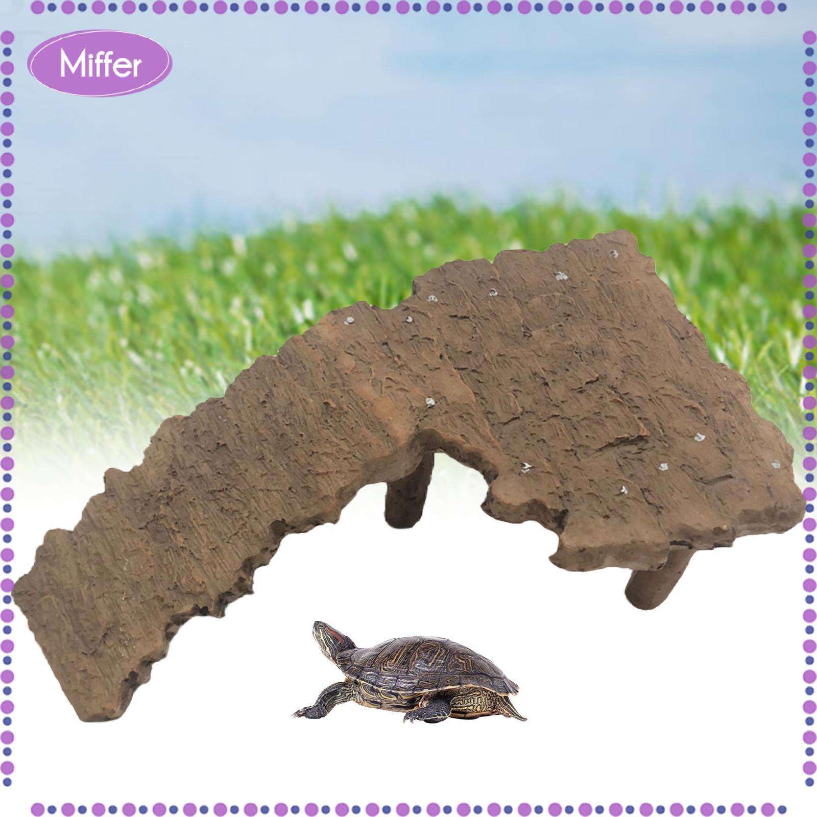 Miffer Resin Turtle Terrapin Dock Tortoise Basking with Ramp for Salamander Supplies Premuim Material Habitat Decor ราคา 3,817 บาท*ส่งฟรี