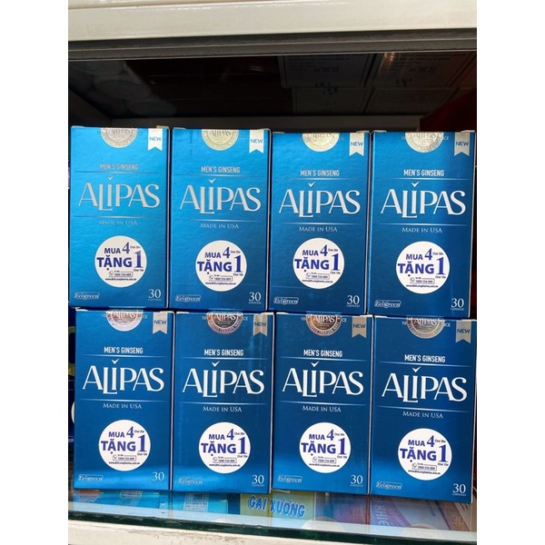 [Chính hãng có tem tích điểm] Alipas New - tăng cường sinh lý nam, mua 4 tặng 1