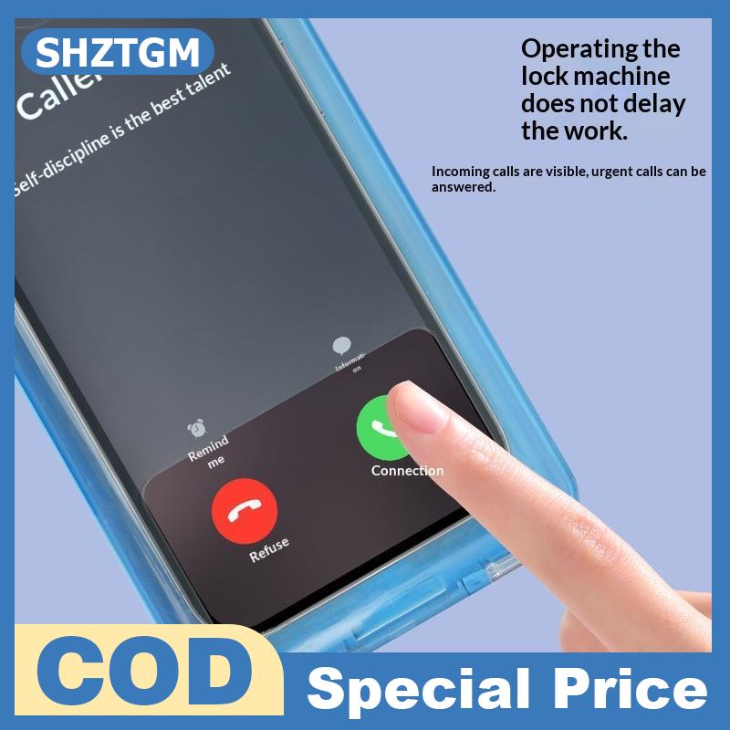 SHZTGM กล่องล็อกโทรศัพท์แบบอัจฉริยะตั้งเวลาได้ชัดเจนช่องแสดงการโทรสำหรับงานศึกษาที่เน้นเพื่อหลีกเลี่ยงสิ่งที่ทำให้ไขว้เขว ราคา 158 บาท*ส่งฟรี