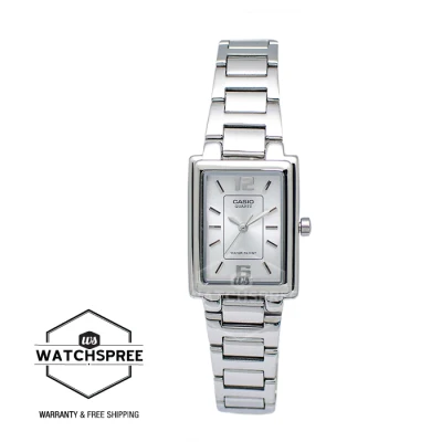 [WatchSpree] Casio Ladies' Standard Analog Silver Stainless Steel Band Watch LTP1238D-7A LTP-1238D-7A