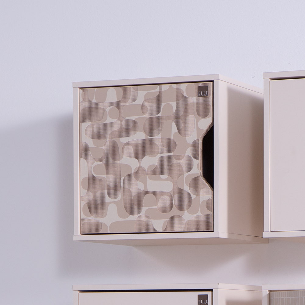 SB Design Square ELLE DECOR X SB DESIGN SQUARE กล่องแขวน รุ่น Ma Maison สีครีม (35x30x35 ซม.) ราคา 690 บาท*ส่งฟรี