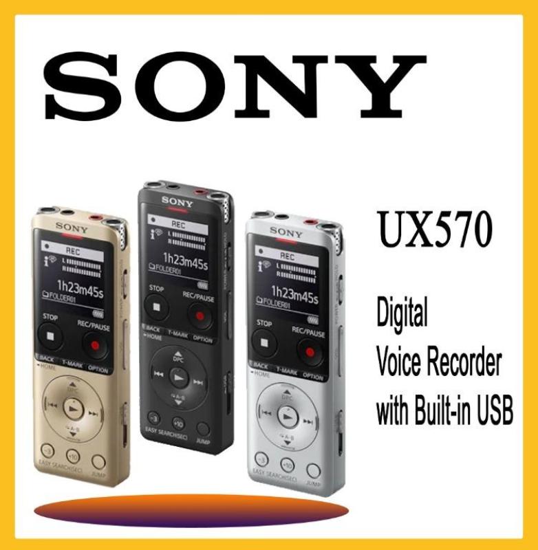 SONY ICD-UX570F STEREP DIGITAL RECORDER with Noise Reduce + internal 4GB Memory (Support Micro SD Card) Singapore