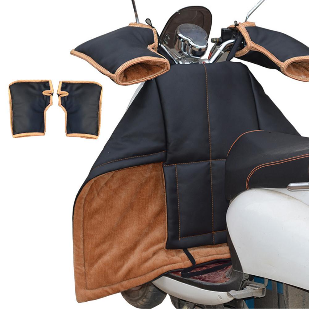 Chân bìa cho xe tay ga mưa gió lạnh bảo vệ đầu gối xe máy chăn đầu gối ấm