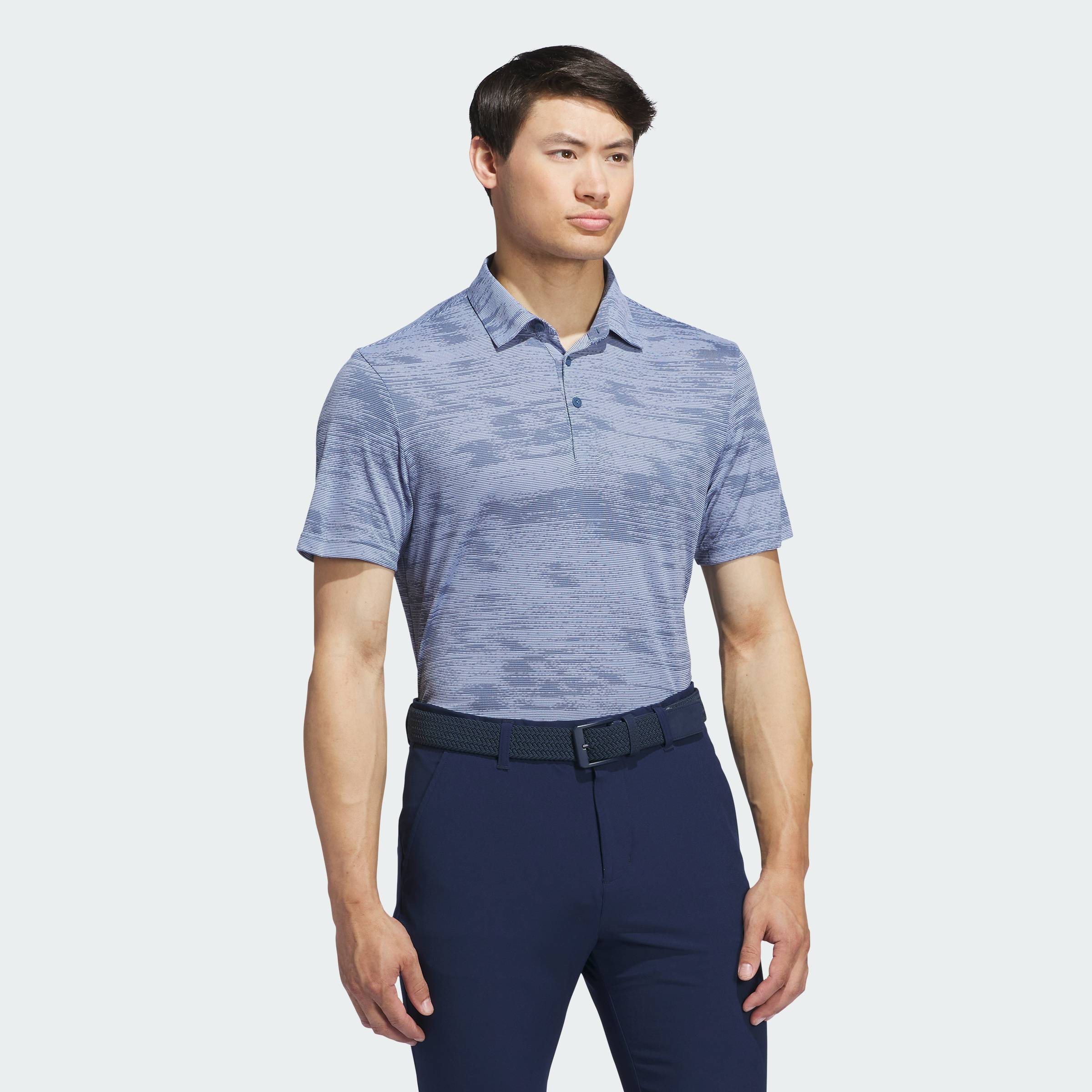 [24.4-MUA 3 GIẢM 30%+VOUCHER 10%] adidas Đánh gôn Áo Polo Sọc Sần Ultimate365 Nam Màu xanh da trời IW1410