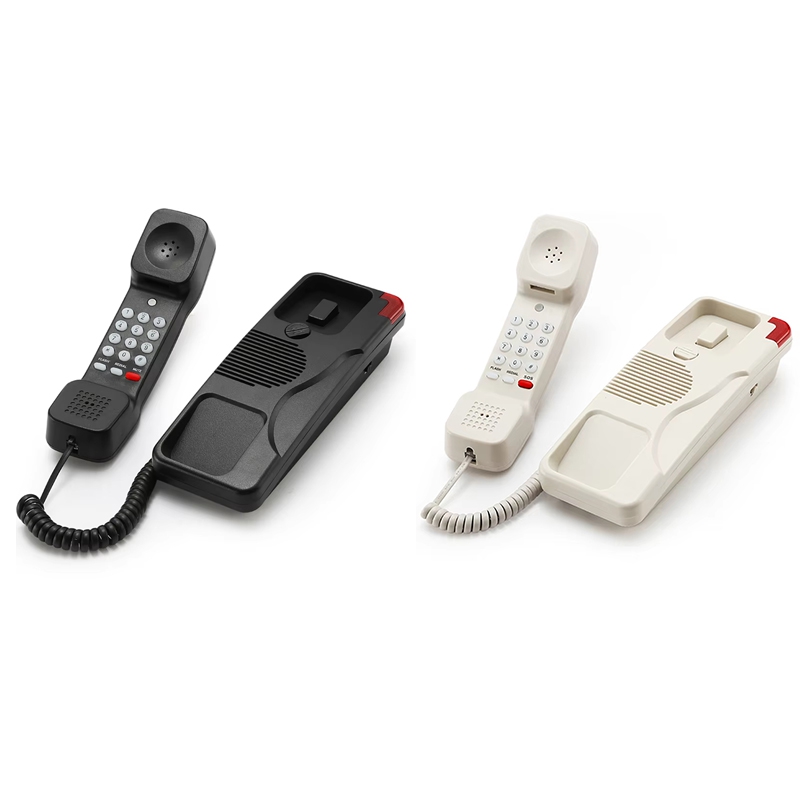Emergency Phone Ringer Corded Phone Trimline with SOS Emergency Button,Adjustable Ringer ...