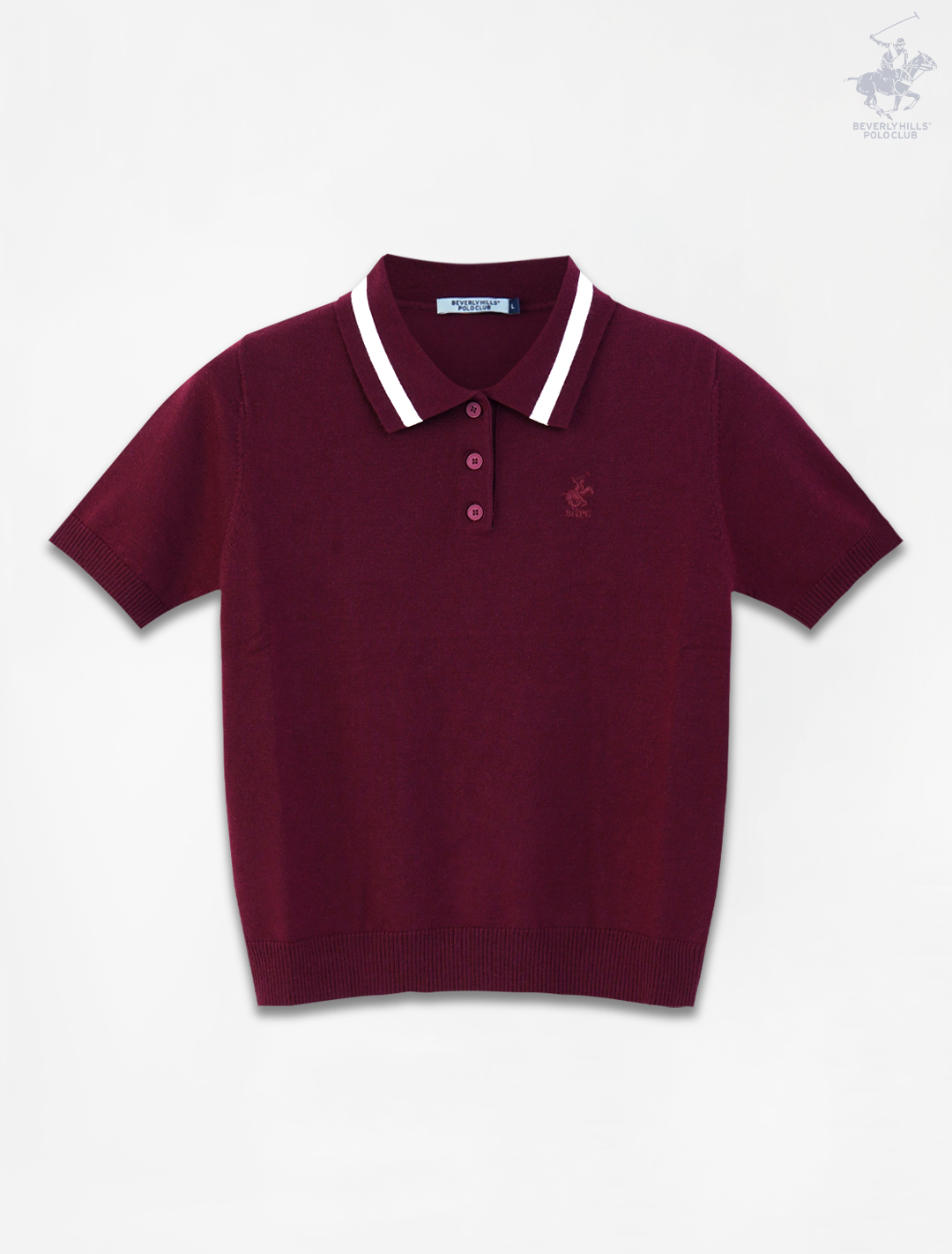 BEVERLY HILLS POLO CLUB NEW ITEMS!! Flatknit เสื้อไหมพรม แขนสั้น รุ่น LKSG002 ราคา 650 บาท*ส่งฟรี