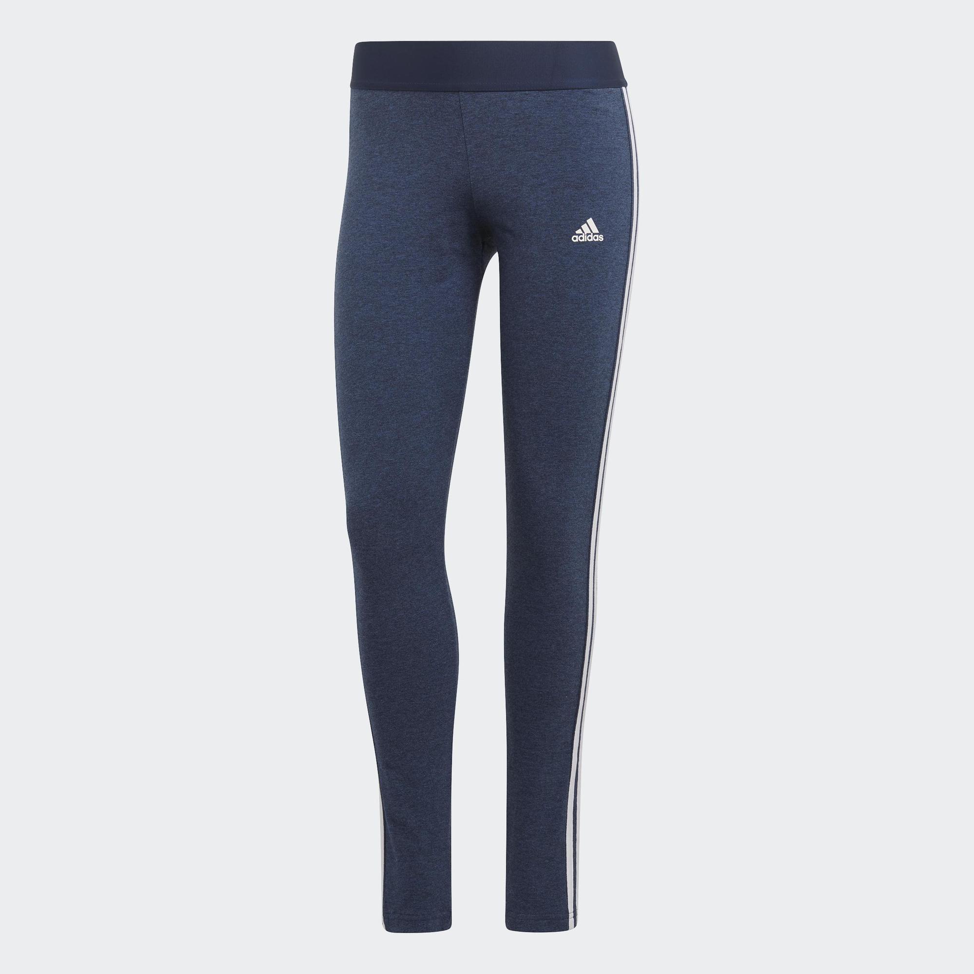 adidas Phong cách sống Quần legging 3 Sọc Essentials Nữ Màu xanh da trời GL0727