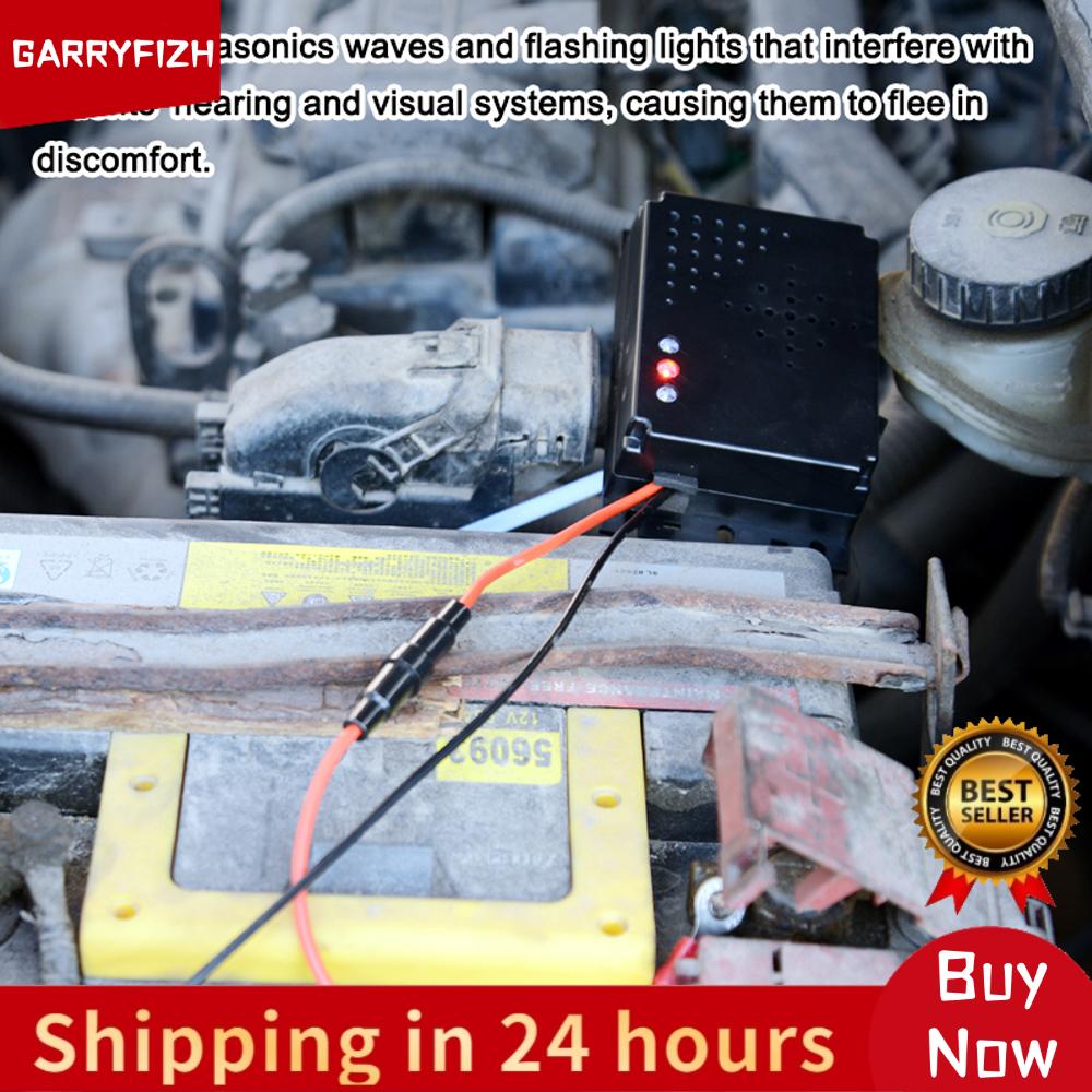 Car Under Hood Animal Repeller Rodent Rat Repellent Mice Repeller Deterrent Device with LED Strobe Light for Car Trunk RV Indoor Warehouse ราคา 347 บาท*ส่งฟรี