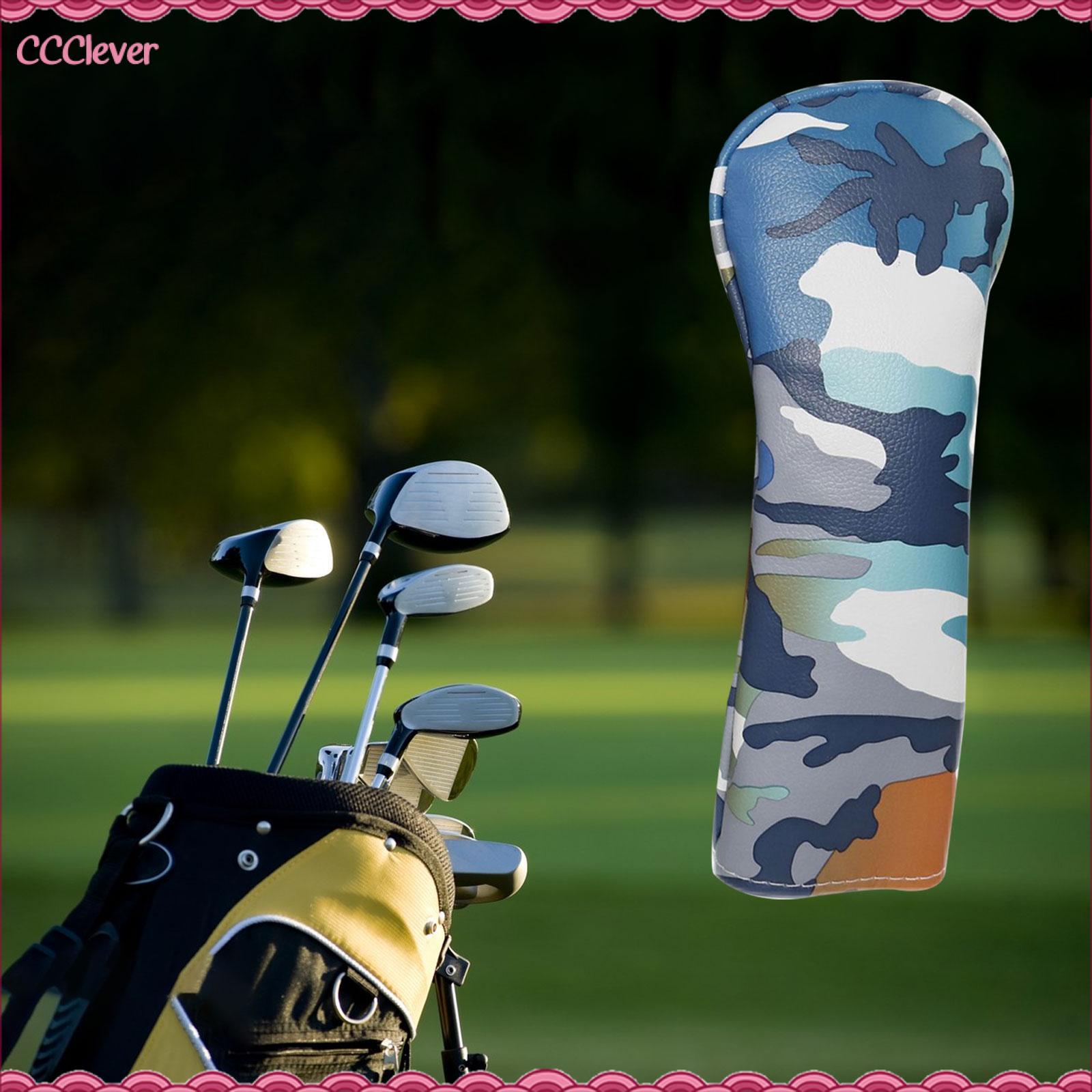 Ccclever Bao đầu gậy Golf cho Golf golf gỗ headcovers PU hợp thời trang lớp áo bảo vệ bao che đầu gậy chơi golf cho thể thao ngoài trời