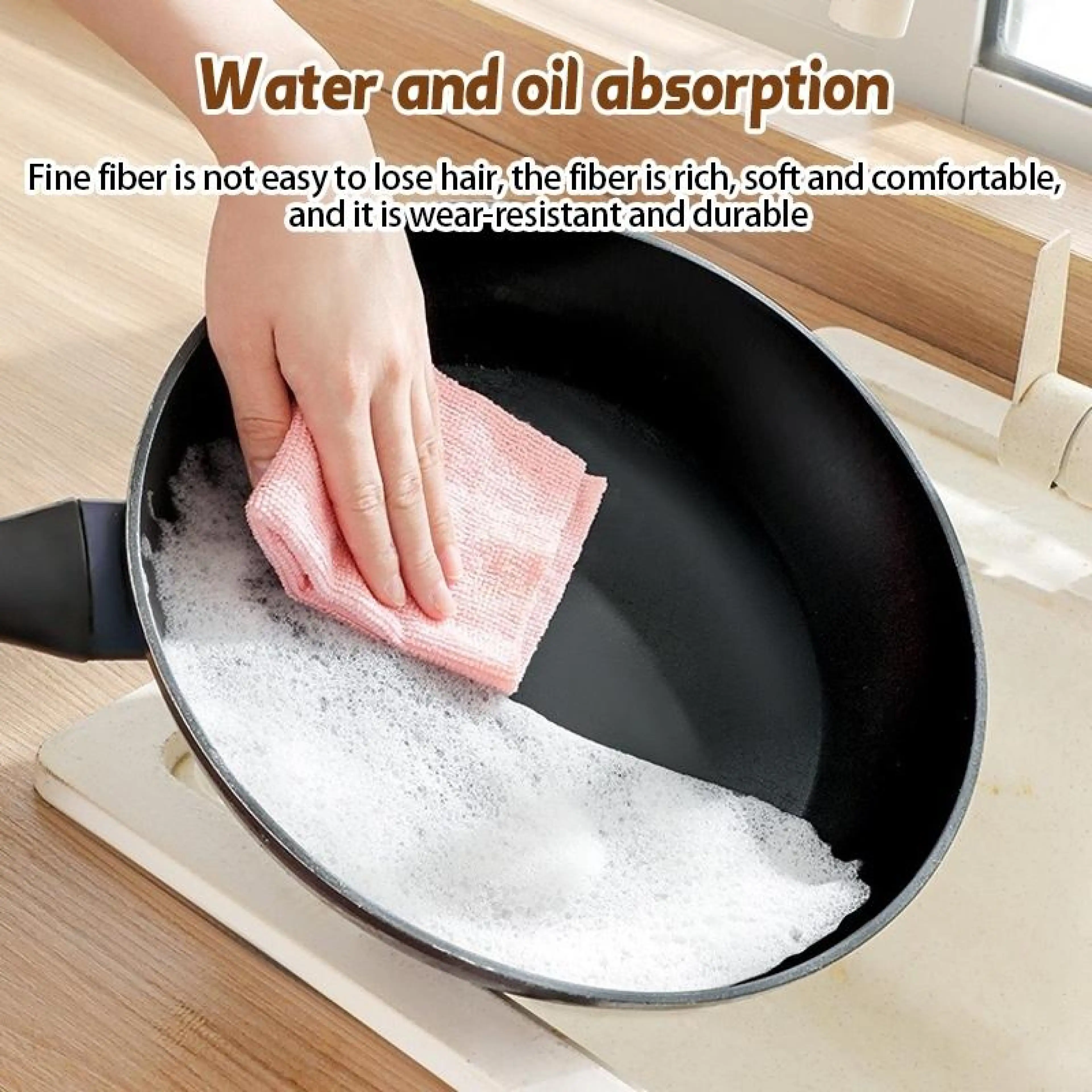80/20pc microfiber cloth, multi-purpose cloth, dish cloth, car cloth, hand towel, towel, box of 20 pieces, reusable