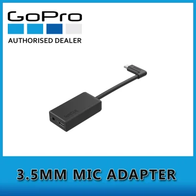 GoPro 3.5mm Mic Adapter for Hero 9 Hero 8 Hero 7 Hero 6 Hero 5