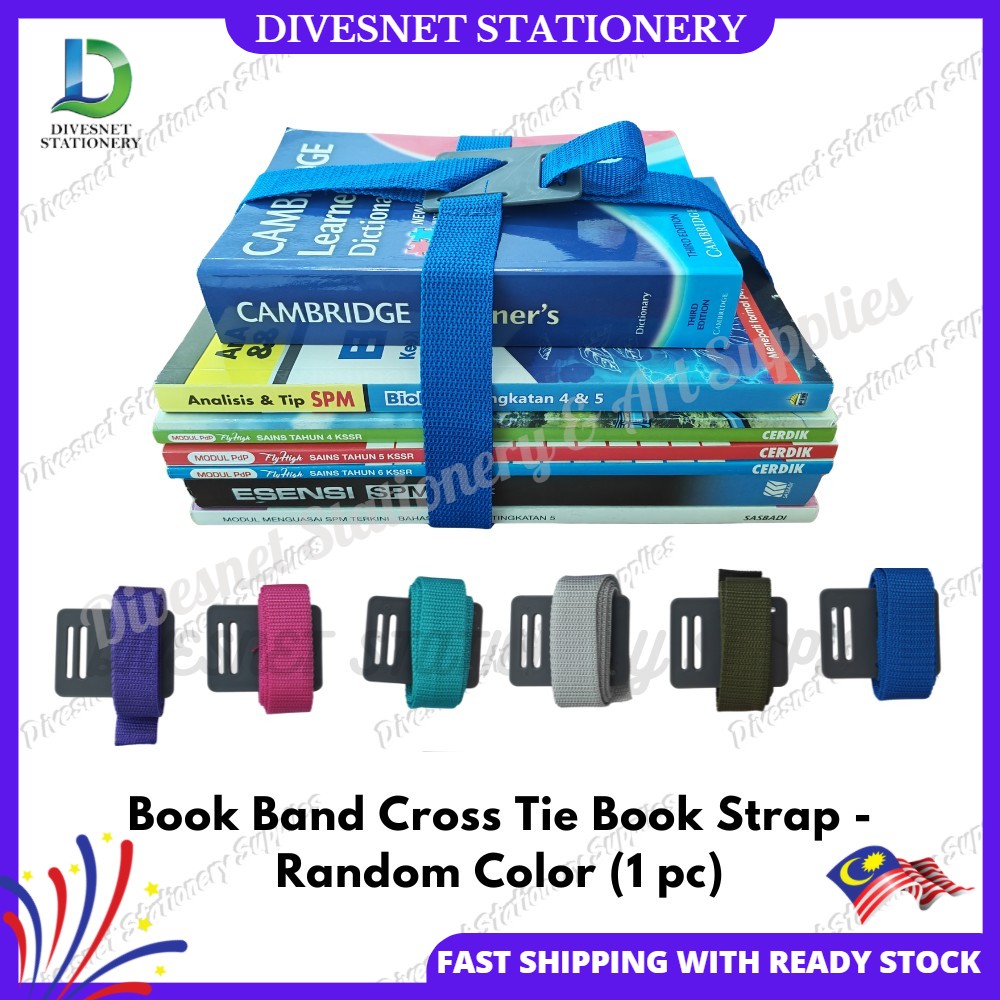 Book Band Cross Tie Book Strap Tali Ikat Buku 十字绑书带