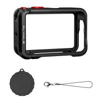 TUPABA Aluminum Alloy Protective Case Built-in Cold Shoe with Lens Cover Camera Frame High Quality Quick Release Metal Cage for DJI Osmo Action 6 Action Camera Accessories