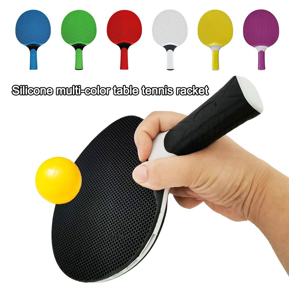 TU3Y Tay cầm thoải mái Vợt bóng bàn Chuyên nghiệp Silicon Thiết bị tập luyện thể thao dành cho sinh viên bắt đầu