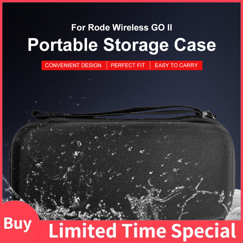 Microphone Case Storage Bag Portable Shockproof Travel Organizer