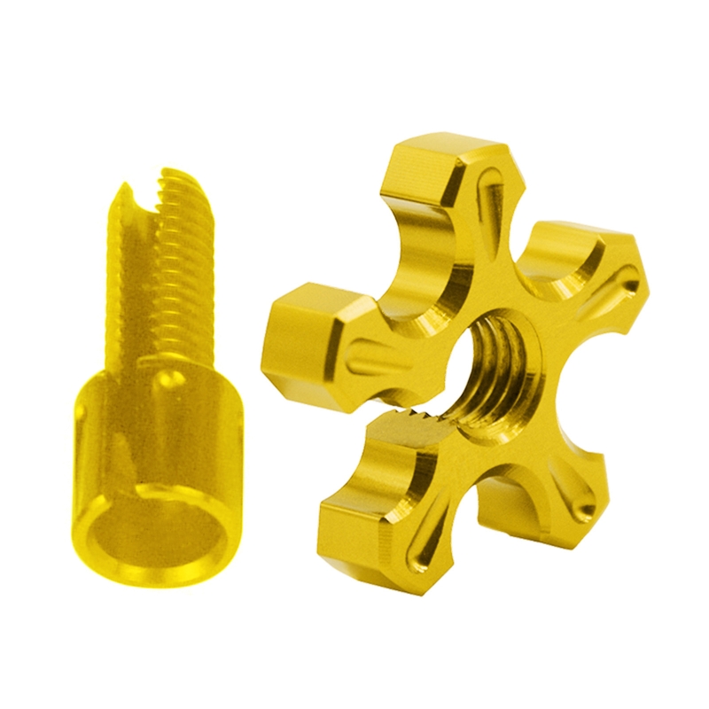 Xe Máy đòn bẩy ly hợp phanh vít điều chỉnh dây cáp Bolt nhôm CNC M8x1.25