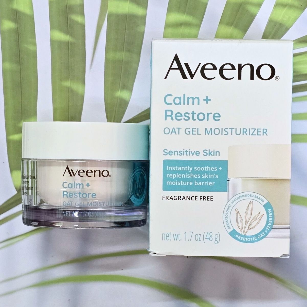 Aveeno Facial Gel for Sensitive Skin Calm + Restore for Sensitive Skin Oat Gel Moisturizer 48g (Aveeno ® ) Oat Extract ราคา 2,349 บาท*ส่งฟรี