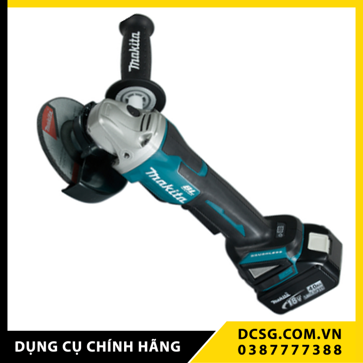 Máy mài góc 100mm dùng pin 18v makita dga406z japan tools