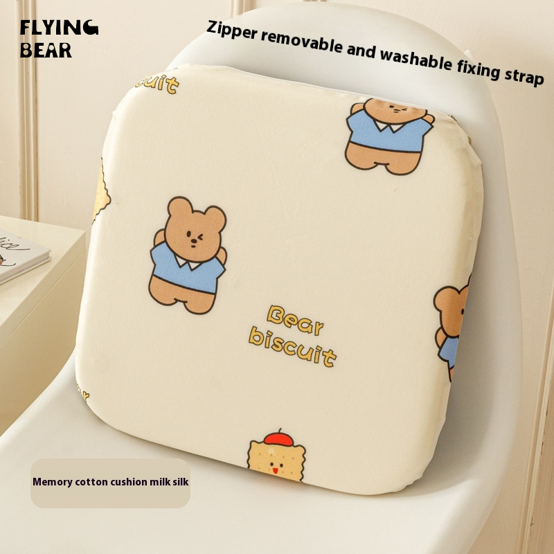 Bay gấu dễ thương Gấu Biscuit Bộ nhớ đệm ngồi chất liệu kiểu bọt cho thoải mái ngồi