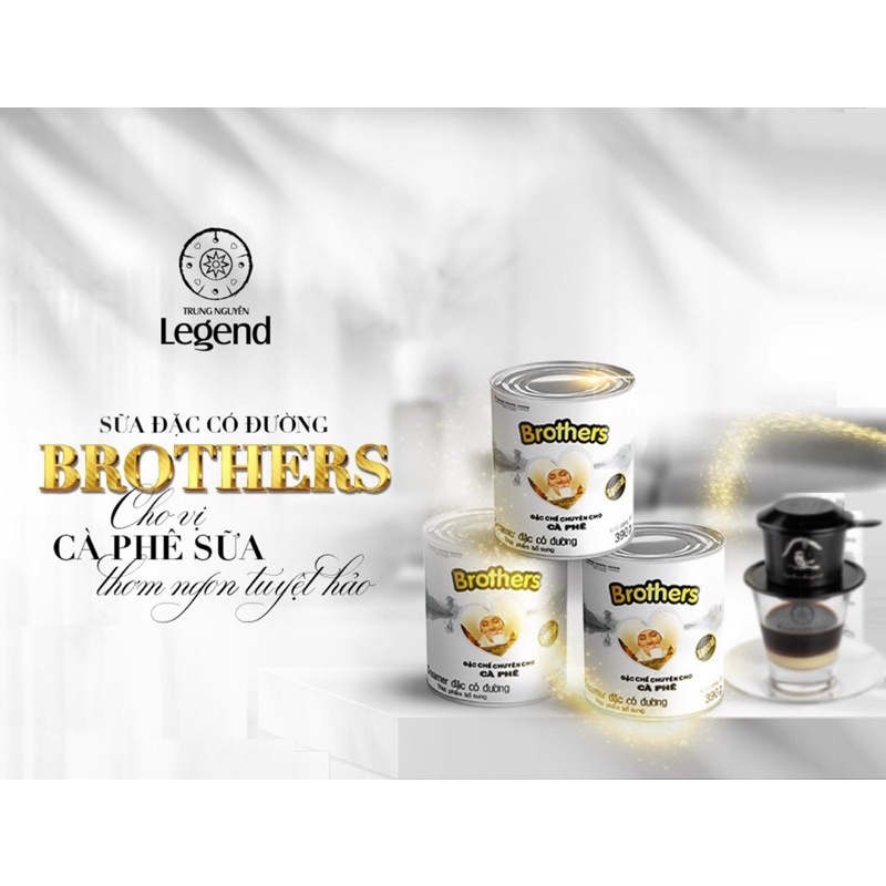 Trung Nguyên Sữa đặc có đường Brothers 390gr