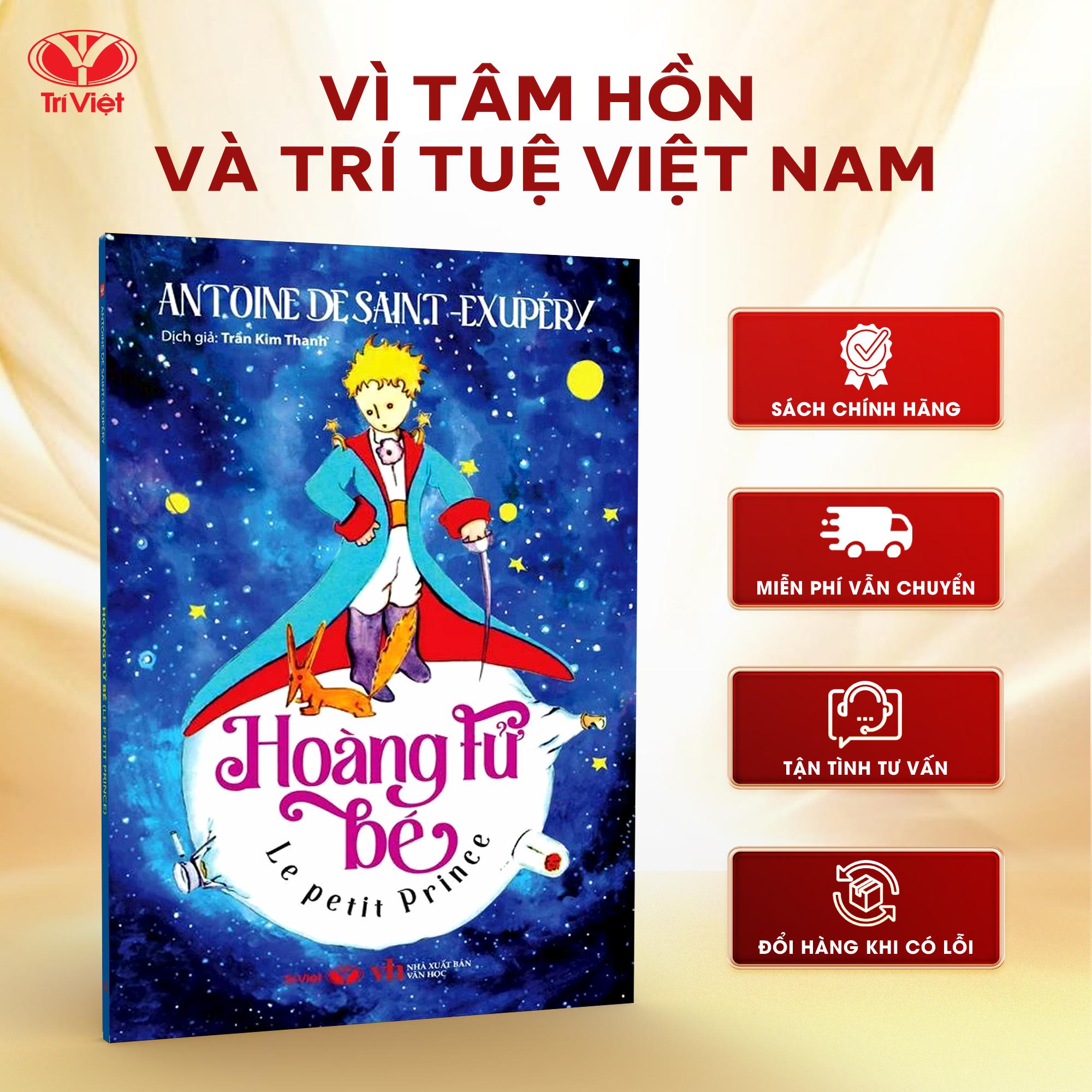 Hoàng Tử Bé - Le Petit Prince Sách Bìa Mềm Kích Thước 16x24cm 124 Trang Xuất Bản NXB Văn Học